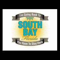 I'm Going Back To (South Bay) postcards