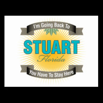 I'm Going Back To (Stuart) postcards
