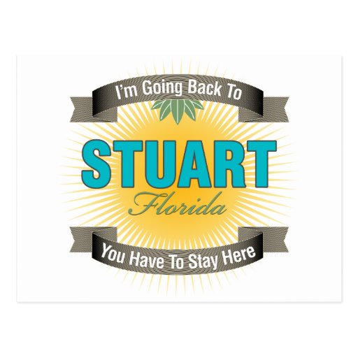 I'm Going Back To (Stuart) Post Card