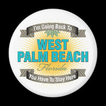 I'm Going Back To (West Palm Beach) magnets