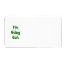 I'm Going Galt Custom Shipping Label