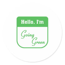I'm going green sticker by tagtees I'm going green sticker