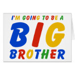 I'm Going To Be A Big Brother Card