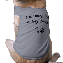 Im going to be a big brother - doggie tee