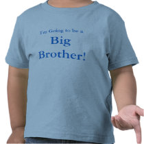 I'm Going to be a Big Brother! t-shirts