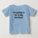 I'm going to be a big brother! t-shirts