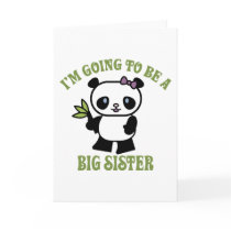 I'm Going To Be A Big Sister Greeting Cards