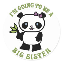 I'm Going To Be A Big Sister Stickers