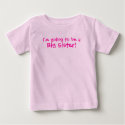 I'm going to be a Big Sister t-shirts