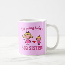 I'm Going to Be a Big Sister Tshirt Mug