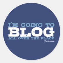 I'm going to blog all over the place (LiveJournal) Stickers