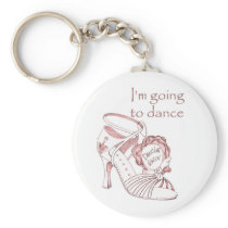 I'm going to dance key chain