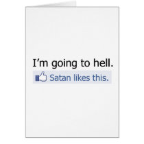 I'm going to hell card