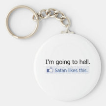 I'm going to hell key chains