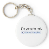 I'm going to hell key chains