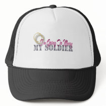I'm Going To Marry My Soldier Mesh Hats