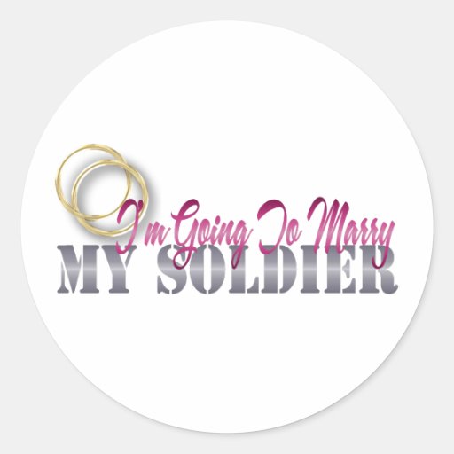 I'm Going To Marry My Soldier Sticker