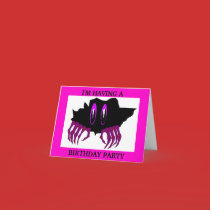 , I'M HAVING A , BIRTHDAY PARTY cards