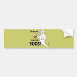 I'M HERE FOR THE BOOS BUMPER STICKERS