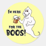 I'M HERE FOR THE BOOS STICKER