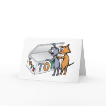 "I'm Here Fur You" Sympathy Card