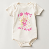 I'm Here Girl Organic Baby / Infant Onesie t-shirts by jamiecreates1 I'm Here Girl Organic Baby / Infant Onesie t-shirts