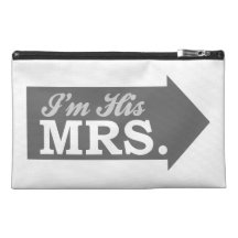 I'm His Mrs. (Gray Arrow) Travel Accessory Bags