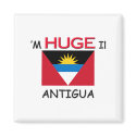 I'm HUGE In ANTIGUA magnets by flagshirt I'm HUGE In ANTIGUA magnets