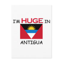 I'm HUGE In ANTIGUA Post Cards