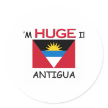 I'm HUGE In ANTIGUA Sticker