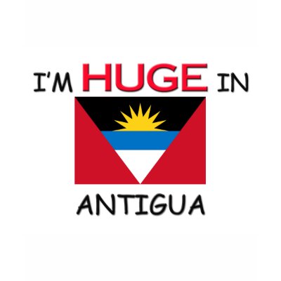 I'm HUGE In ANTIGUA T-shirt by flagshirt