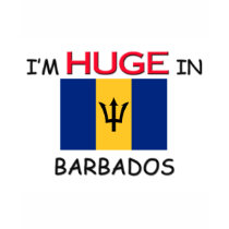I'm HUGE In BARBADOS t-shirts by flagshirt I'm HUGE In BARBADOS t-shirts