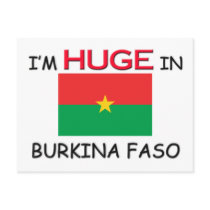 I'm HUGE In BURKINA FASO postcards