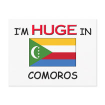 I'm HUGE In COMOROS postcards