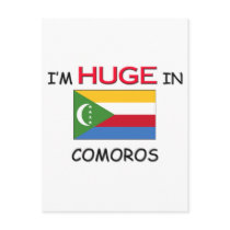 I'm HUGE In COMOROS postcards