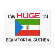 I'm HUGE In EQUATORIAL GUINEA postcards by flagshirt I'm HUGE In EQUATORIAL GUINEA postcards