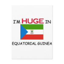 I'm HUGE In EQUATORIAL GUINEA postcards by flagshirt I'm HUGE In EQUATORIAL GUINEA postcards