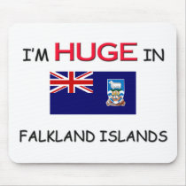 I'm HUGE In FALKLAND ISLANDS mousepads by flagshirt I'm HUGE In FALKLAND ISLANDS mousepads