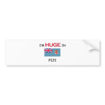 I'm HUGE In FIJI bumper stickers by flagshirt I'm HUGE In FIJI bumper stickers