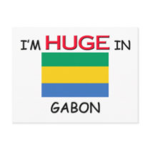 I'm HUGE In GABON postcards