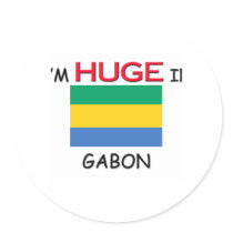 I'm HUGE In GABON stickers