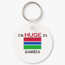 I'm HUGE In GAMBIA keychains by flagshirt I'm HUGE In GAMBIA keychains