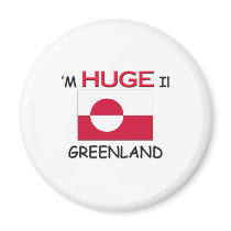 I'm HUGE In GREENLAND magnets by flagshirt I'm HUGE In GREENLAND magnets