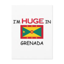 I'm HUGE In GRENADA postcards
