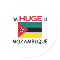 I'm HUGE In MOZAMBIQUE stickers by flagshirt I'm HUGE In MOZAMBIQUE stickers