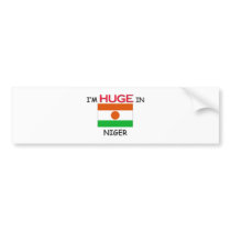 I'm HUGE In NIGER bumper stickers by flagshirt I'm HUGE In NIGER bumper stickers