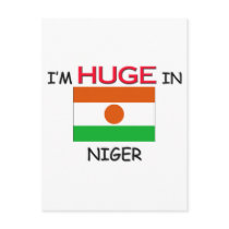 I'm HUGE In NIGER postcards by flagshirt I'm HUGE In NIGER postcards