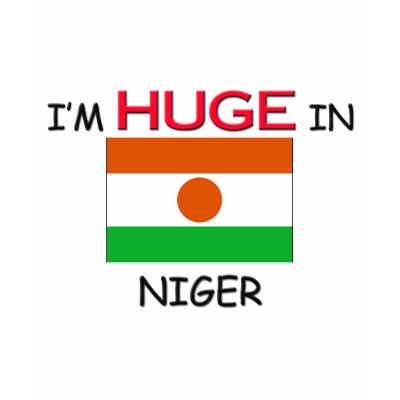 I'm HUGE In NIGER T-shirts by flagshirt