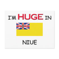 I'm HUGE In NIUE postcards