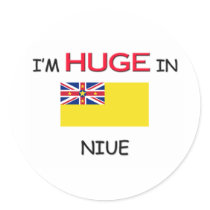 I'm HUGE In NIUE stickers by flagshirt I'm HUGE In NIUE stickers